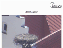 Tablet Screenshot of nestcam.mybiberach.de